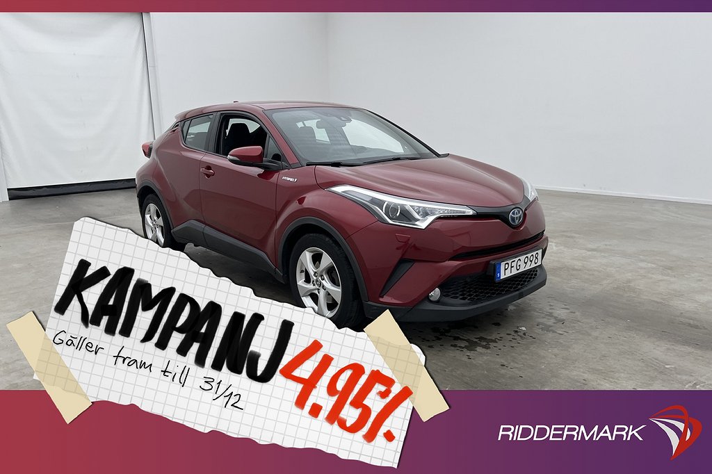 Toyota C-HR Hybrid 122hk Active Kamera Adapt 4,95% Ränta