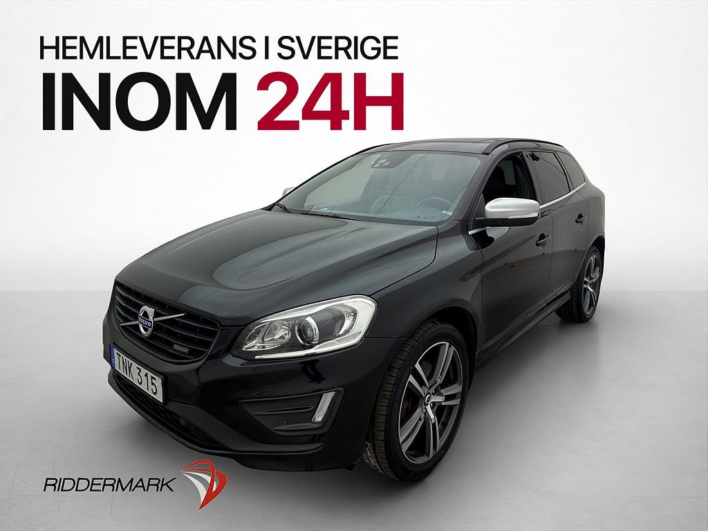 Volvo XC60 D4 AWD 215hk R-Design VOC Värm Pano Rattvärme