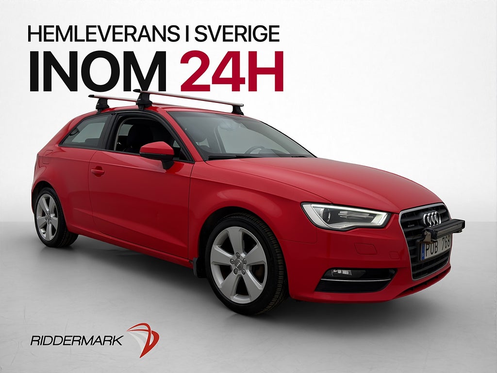 Audi A3 2.0 TDI 150hk Quattro Ambition Farthållare Navi