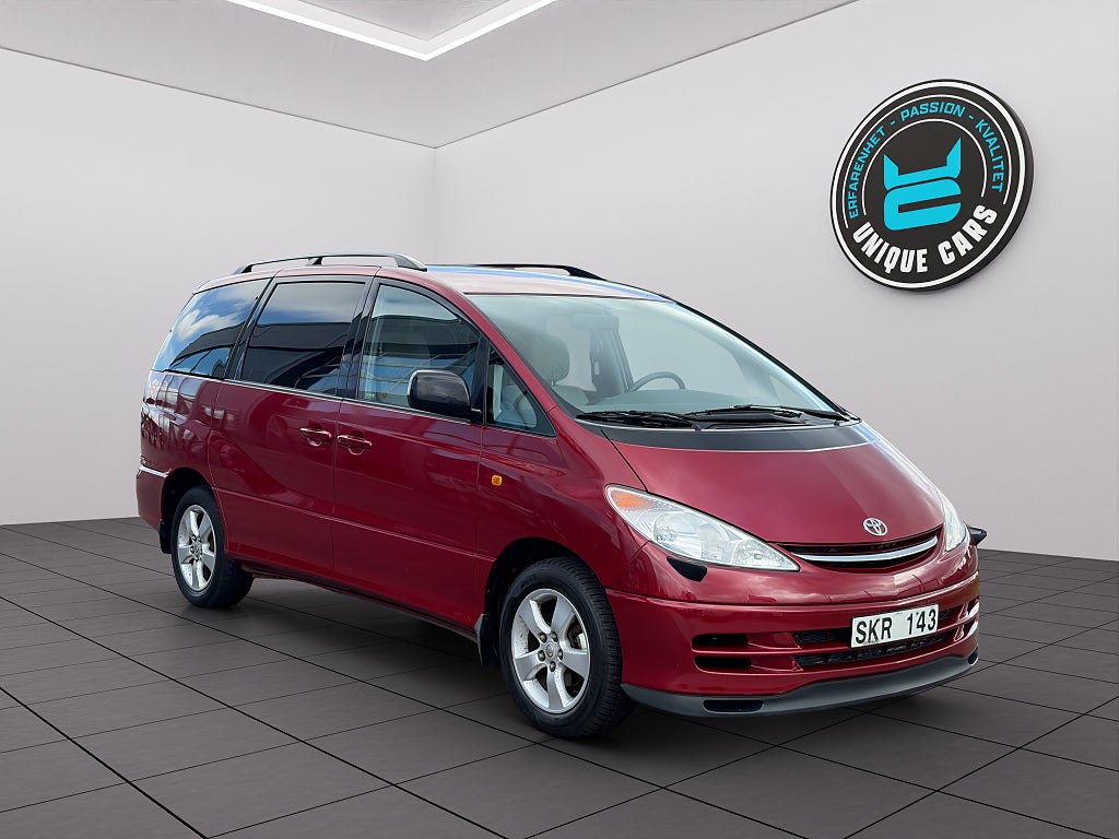 Toyota Previa 2.4| 156hk| 6-sits| En ägare |Besiktad| Lågmilare