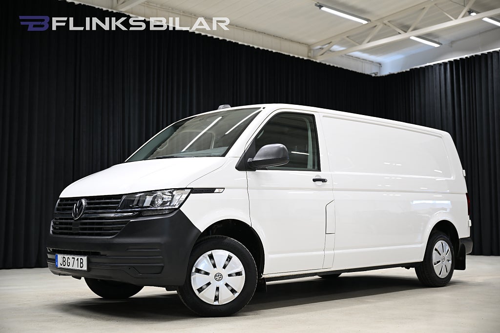 Volkswagen Transporter DSG 150HK L2|Drag|Värmare|Backkamera|EnÄgare|Leasbar