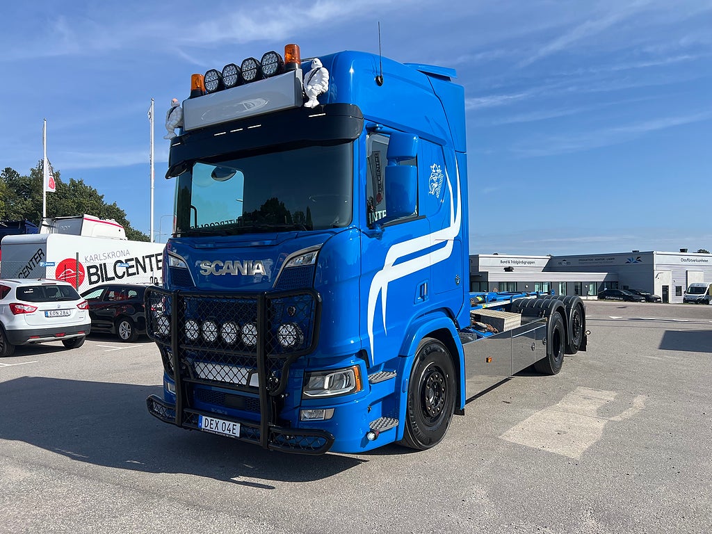 Scania R660 V8 6x2*4 Lastväxlare, ADR, Liftdumper, Euro 6