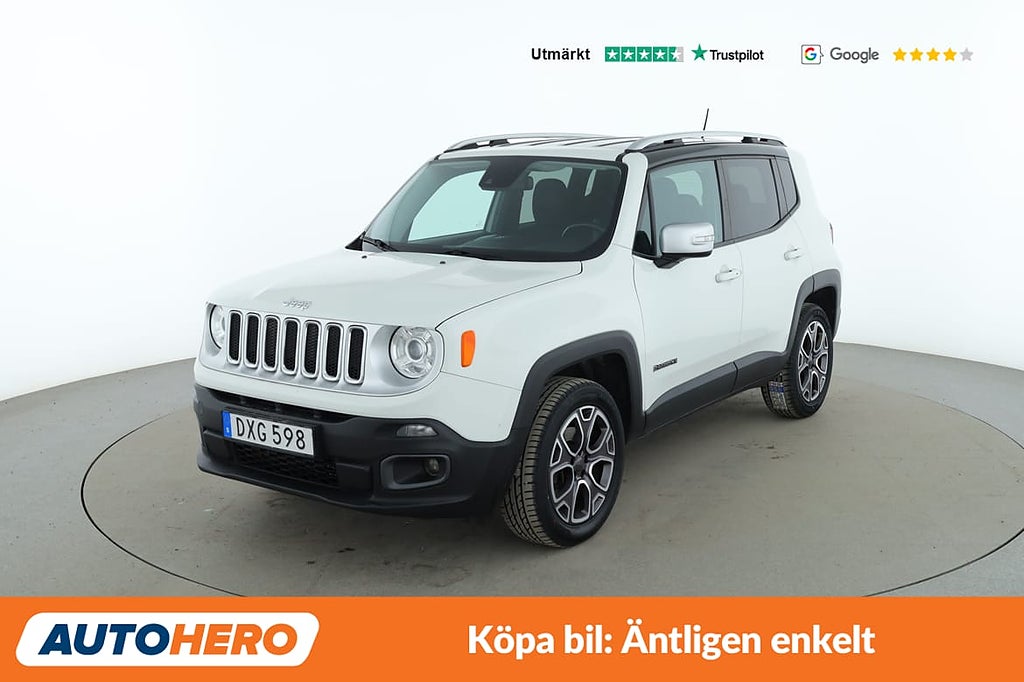 Jeep Renegade Limited 4WD / Rattvärme, GPS