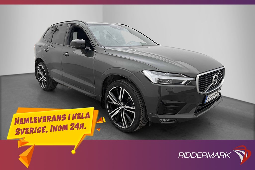Volvo XC60 B5 AWD R-Design 360° Värmare Pano H/K Drag Skinn