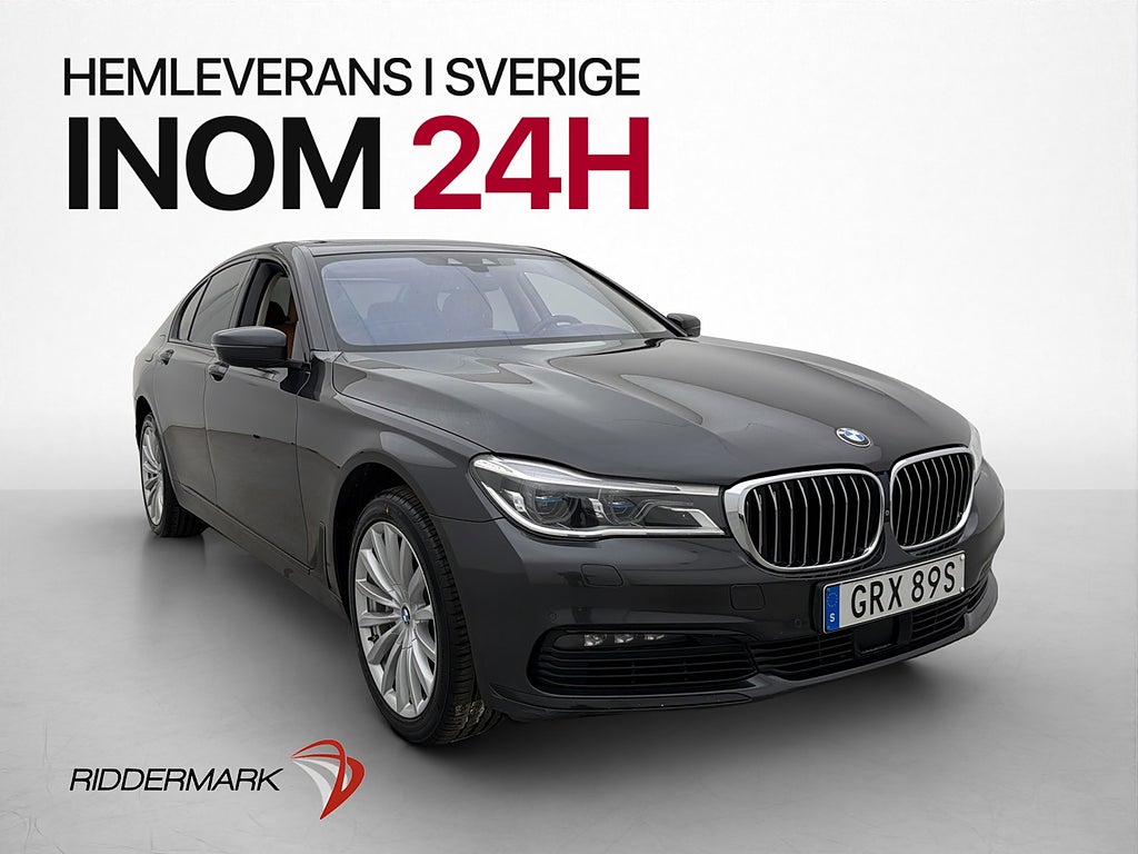 BMW 750D xDrive 400hk HeadUp 360° Harman/Kardon Pano Skinn