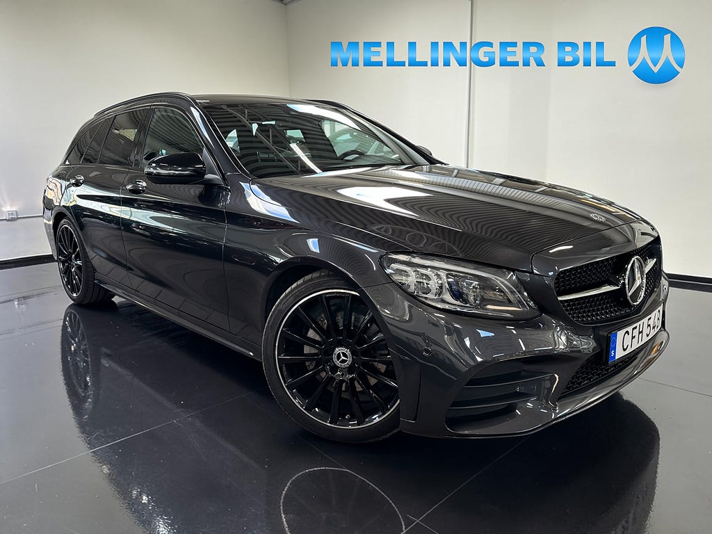 Mercedes-Benz C 220 d 9G-Tronic AMG Line Night Edition Värmare Drag