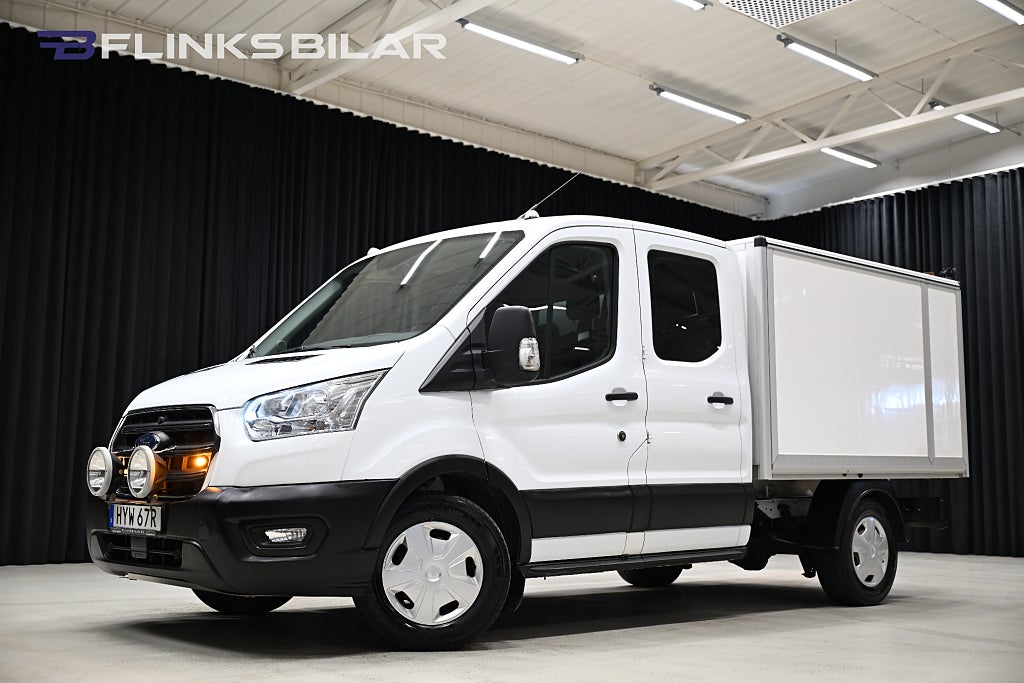 Ford transit 350 AWD 130HK Dubbelhytt|Kåpa|Leasbar|NyKamrem|SeUtr!!