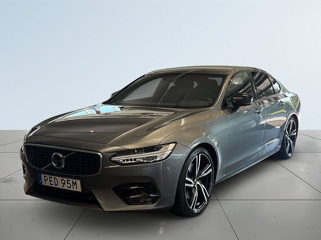 Volvo S90 D5 AWD R-Design HuD/Massage/Dvärm/Skinn/Drag/BLIS/360