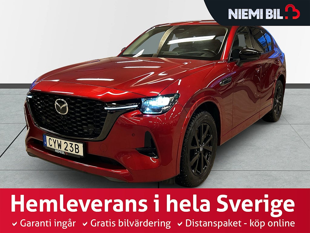 Mazda CX-60 PHEV 360/Skinn/Navi/S&V-däck/Psens/BOSE/MOMS