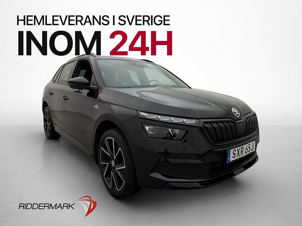 Skoda Kamiq 1.0 TSI Monte Carlo Pano Cockpit Kamera Dragkrok