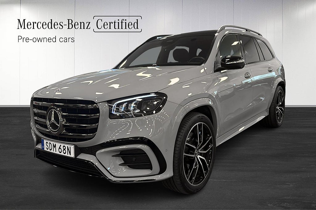 Mercedes-Benz GLS 580 4MATIC AMG 7-sits Drag Airmatic Pano Burmester HUD