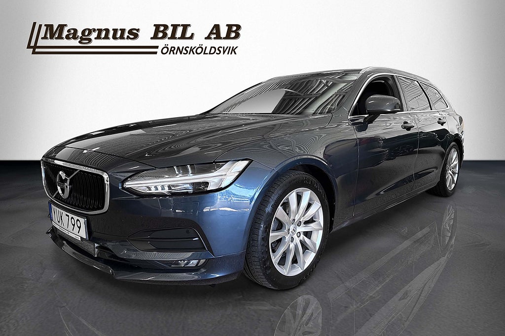 Volvo V90 D4 AWD Geartronic Momentum Kamera Drag Värmare Navi 2019 till salu hos Magnus Bil