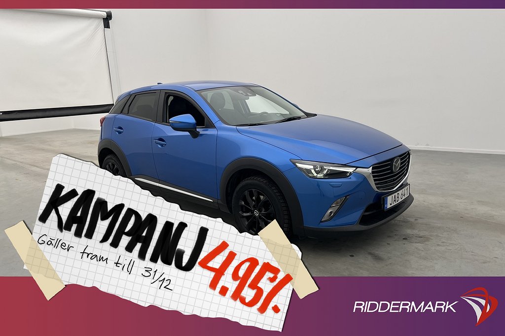 Mazda CX-3 1.5 SKYACTIV-D AWD Optimum BOSE HUD 4,95% Ränta