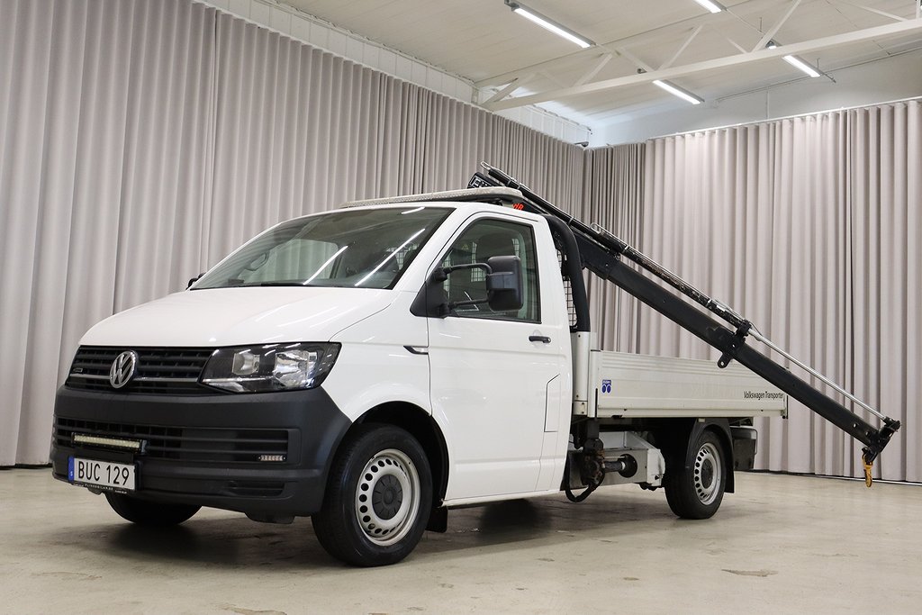 Volkswagen Transporter 4M 150HK Flak Kranbil 6000Mil EnÄgare