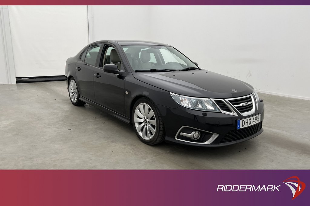 Saab 9-3 Aero Sedan 2.0 220hk Skinn Sensorer Två-Brukare