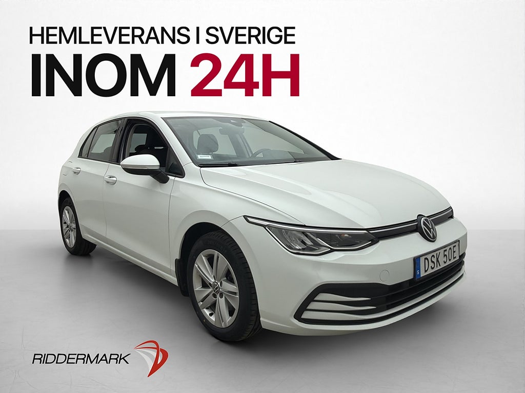 Volkswagen Golf 1.0 110hk TSI Base Kamera Rattvärme CarPlay