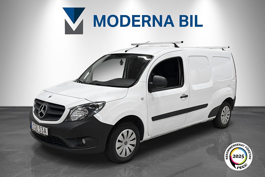Mercedes-Benz Citan 109 109 CDI 95hk Lång 3-sits Moms Nyservad Dragkrok V-iredd