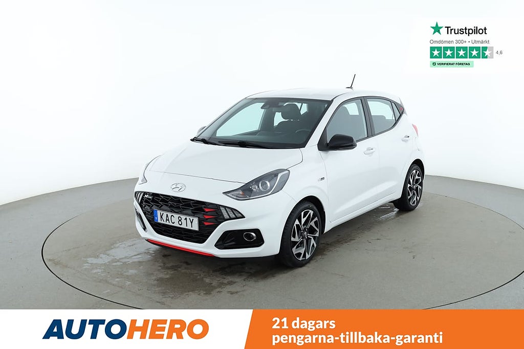 Hyundai i10 1.0 TGDI N Line / CarPlay, Rattvärme