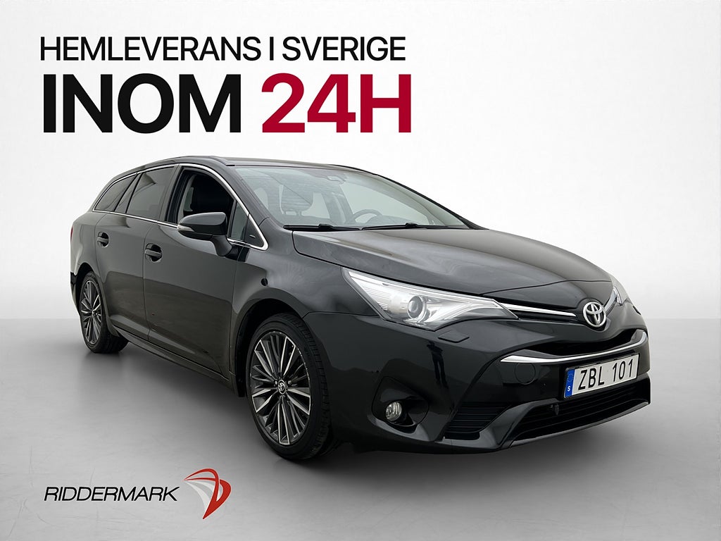 Toyota Avensis Kombi 147hk Active Plus M&K-Värm Kamera Skinn