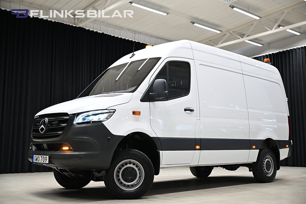 Mercedes-Benz Sprinter 319 CDI 4x4 9G 190HK Automat|Servicebil|V-Inredd|SeUtr!