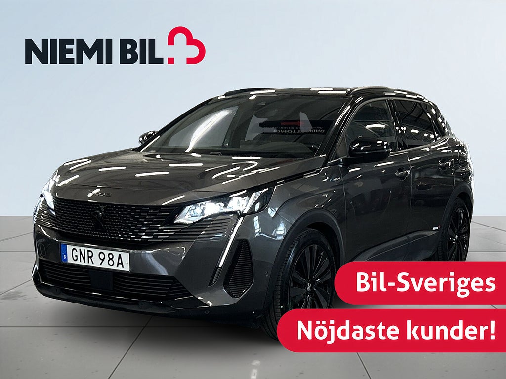 Peugeot 3008 HYBRID4 300 hk AWD S&V-hjul/Drag/360/Carplay/Ambient