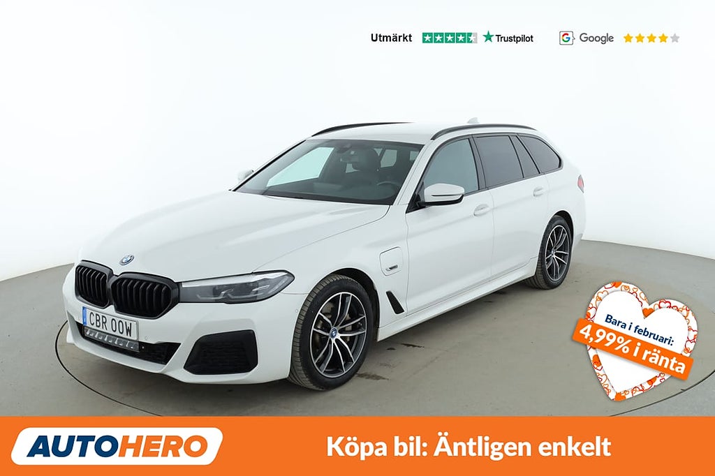 BMW 530e xDrive Touring M Sport / CarPlay, Dragkrok, Backkamera
