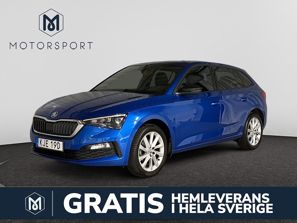 Skoda Scala 1.0 TSI Dragkrok Adaptiv farthållare Backkamera 360°