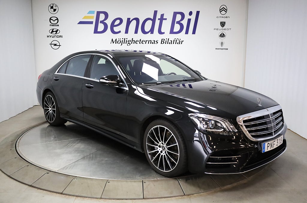 Mercedes-Benz S 400 d 4MATIC Lång AMG Exclusive/Panorama/ Nybesiktigad