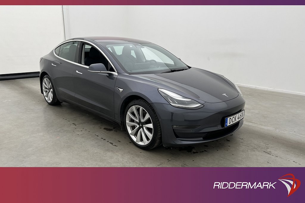 Tesla Model 3 Long Range AWD En-Brukare Dragkrok Sv.Såld