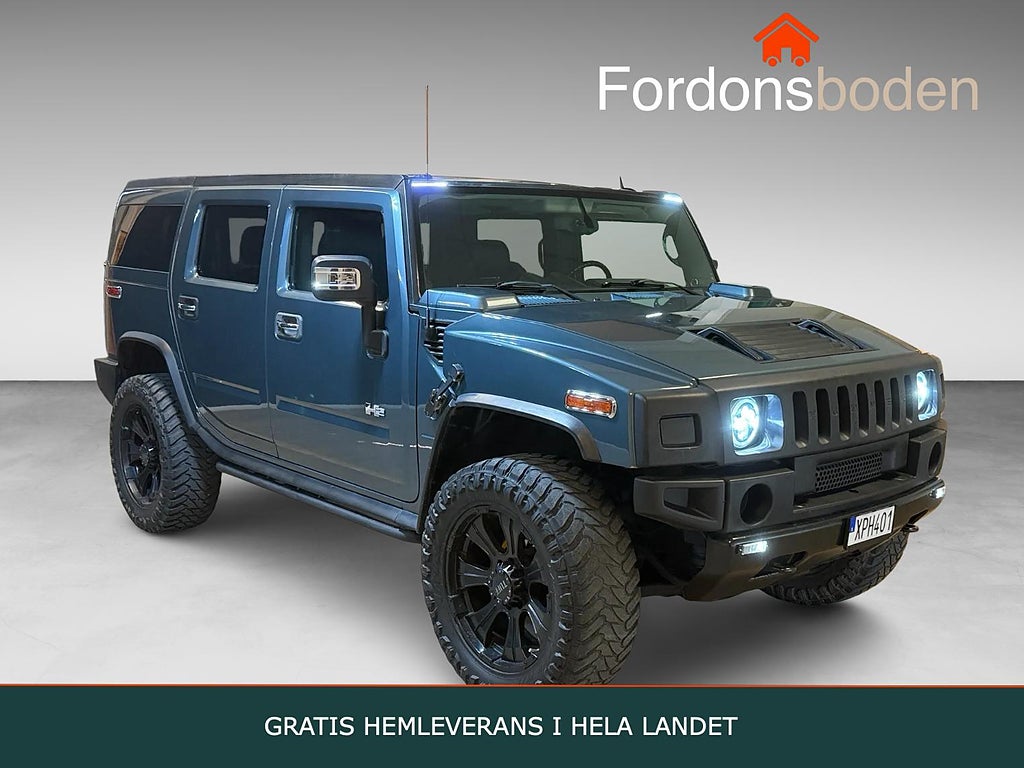 Hummer H2 V8 Automatisk 329hk Nybesiktigad Taklucka
