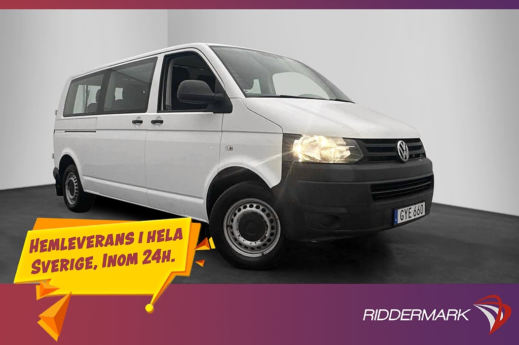 Volkswagen caravelle Lång Dragkrok PDC Farthållare 9-Sits