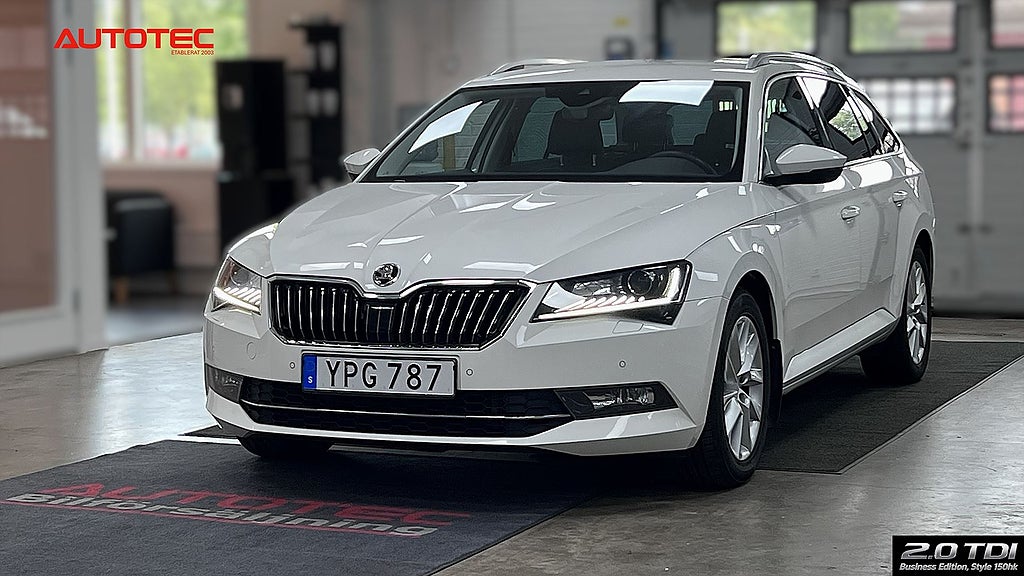 Skoda Superb Kombi 2.0 TDI SCR DSG Sekventiell, 150hk