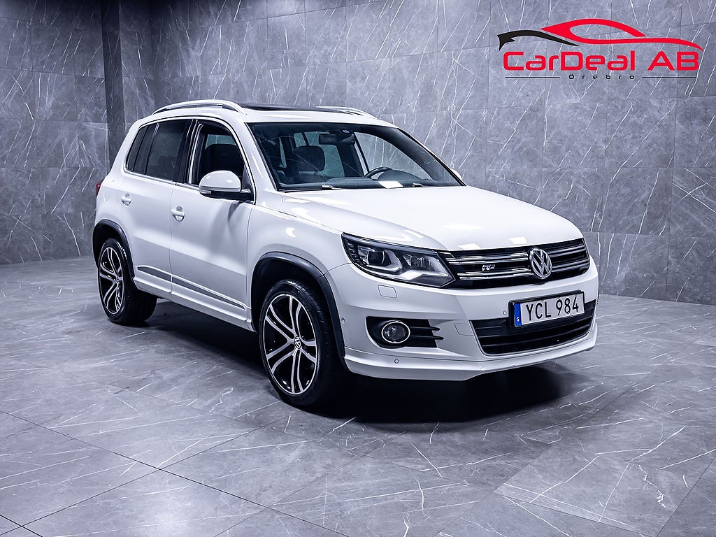 Volkswagen Tiguan 2.0 TDI 4M R-Line M-Värm Pano Läder Kamera CarPlay Drag