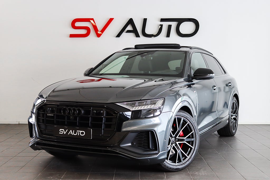 Audi Q8 50 TDI Quattro S Line B&O Panorama Matrix Värmare