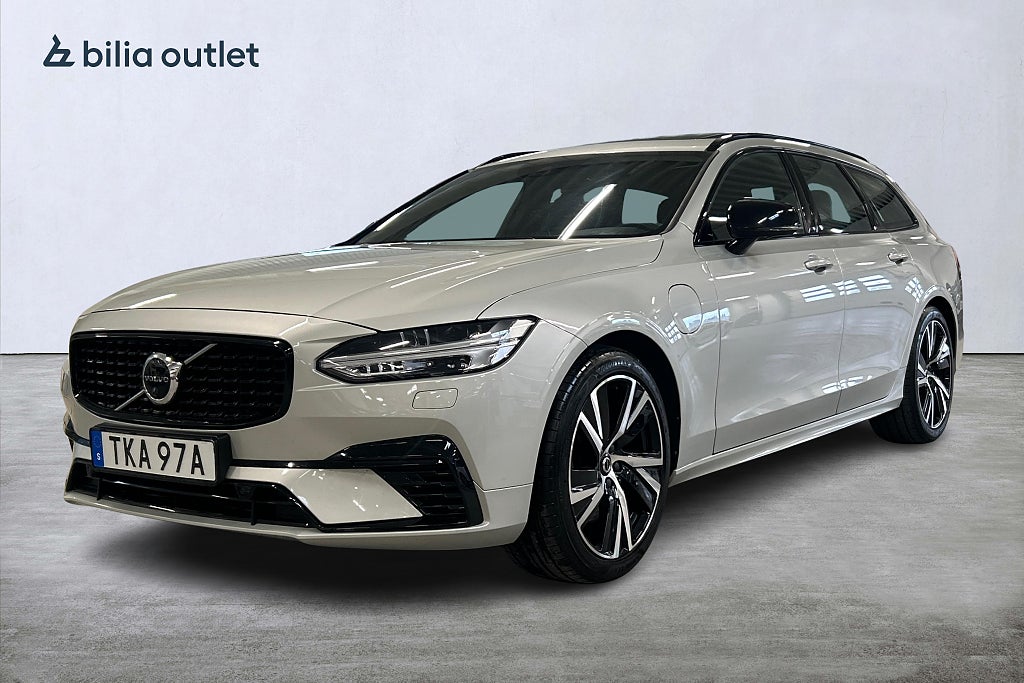 Volvo V90 Recharge T6 AWD R-Design 340hk Panorama H/K HuD 360°
