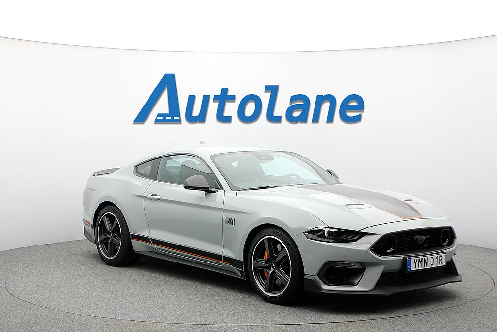 Ford Mustang Mach 1 5.0 V8 Kamera, Skinn, MOMS, 1 ägare 460hk 