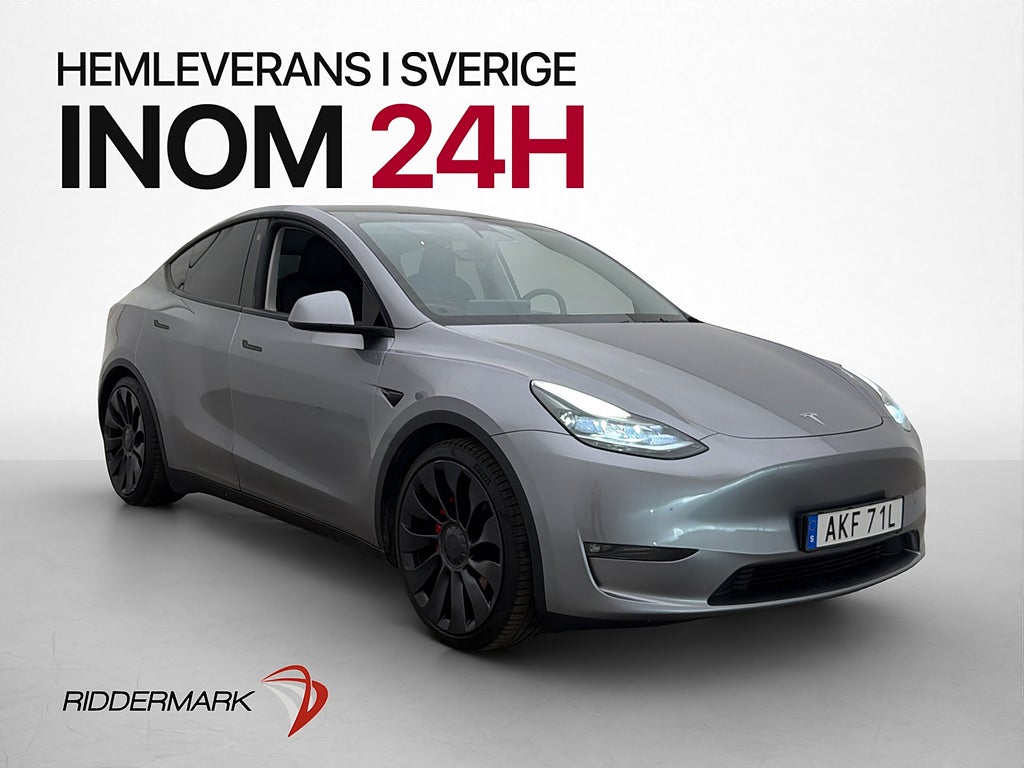 Tesla Model Y Performance Autopilot Värmepump Dragkrok