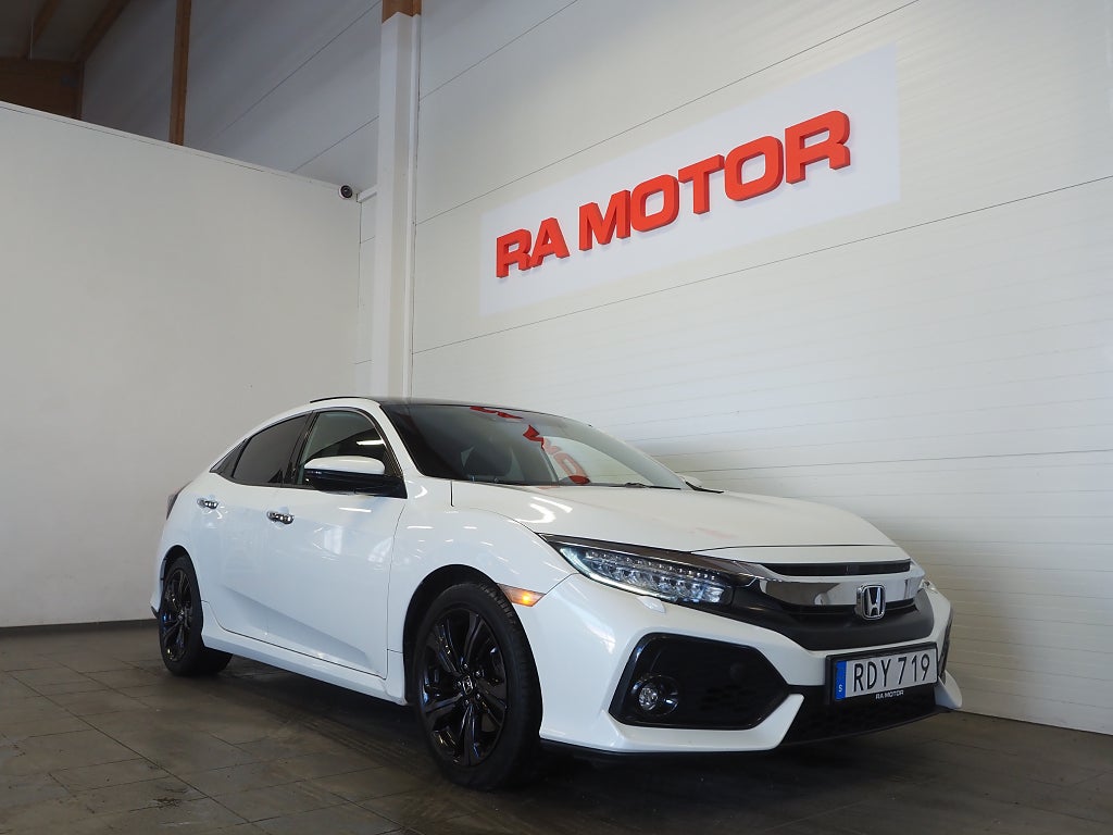 Honda Civic 1.5 i-VTEC Turbo 182hk Prestige |Pano|Kamera|Nav|Skinn| 2017