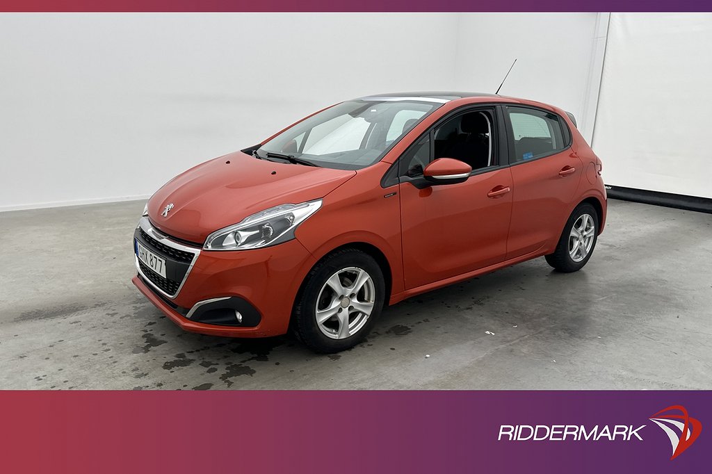 Peugeot 208 1.2 VTi 83hk Signature Pano Sensorer Farthållare