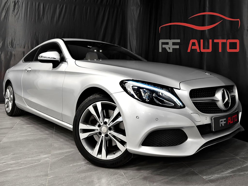 Mercedes-Benz C 250 Coupé 7G-Tronic Plus Svensksåld 211hk