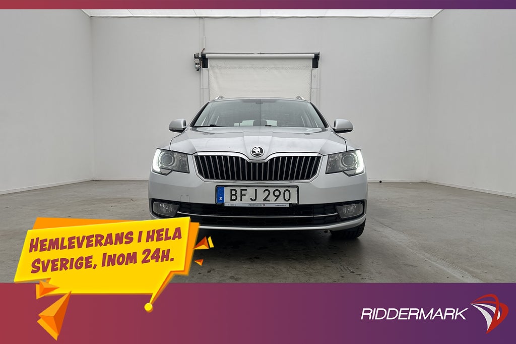 Skoda Superb Kombi 2.0 TDI 4x4 170hk D-Värmare Navi Drag