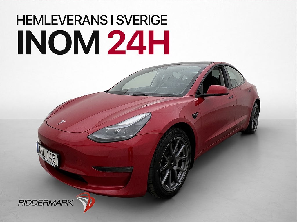 Tesla Model 3 Long Range AWD Pano Autopilot Svensksåld