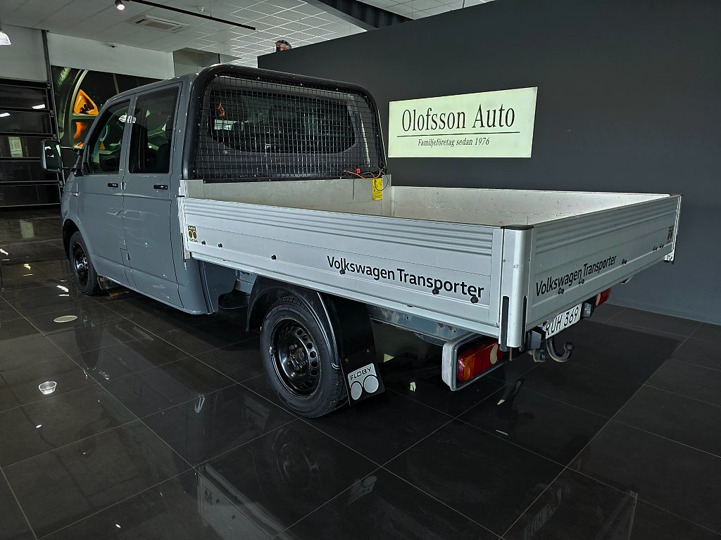 Volkswagen Transporter Chassi Dubbelhytt 6-sits 2.0 TDI Flak - bild 3