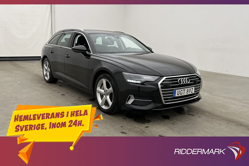 Audi A6 50 TFSI e Quattro Cockpit CarPlay P-Sensorer