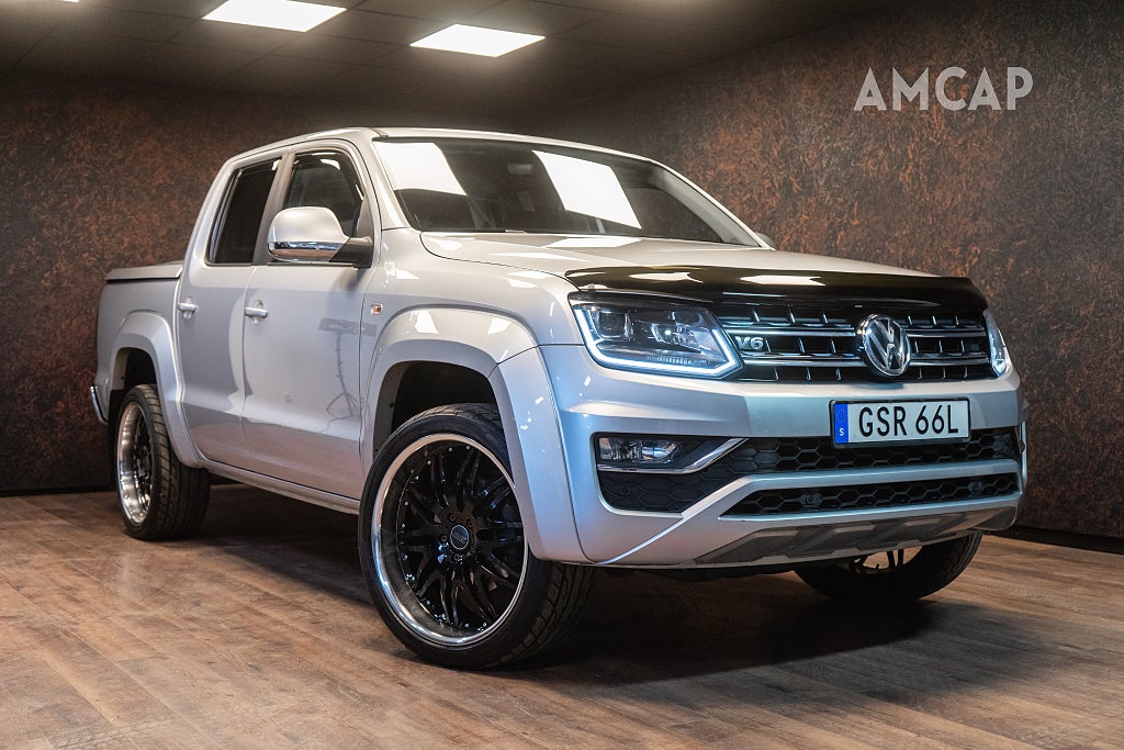 Volkswagen Amarok 3.0 V6 TDI 4M | MOMS | Värmare | Läder | Flaklock | 22"