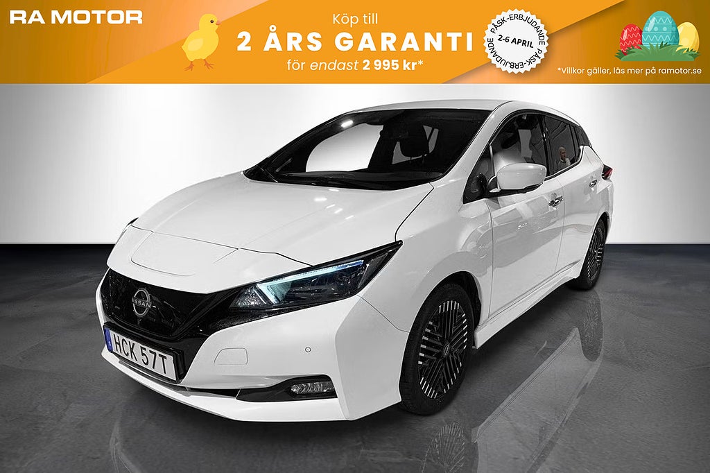 Nissan Leaf N-Connecta|40kWh|Värmepump|360 kamera