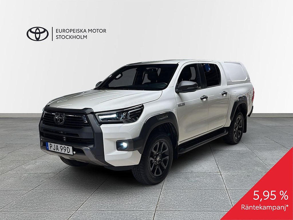 Toyota Hilux 2.8 D-Cab Aut. 4WD Invincible /V-Hjul/Flaklo...