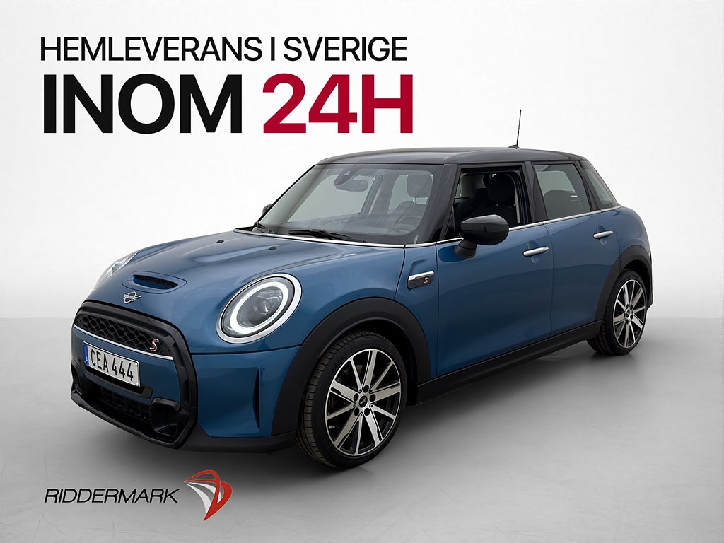 MINI Cooper S 178hk Comfort Kamera Ambient Halvskinn