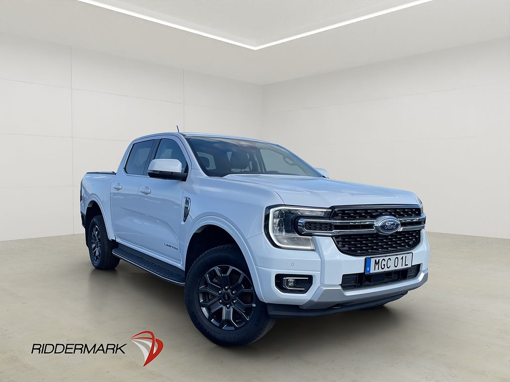 Ford ranger Limited 2.0 e-4WD Värm Drag 360° CARPLAY Moms