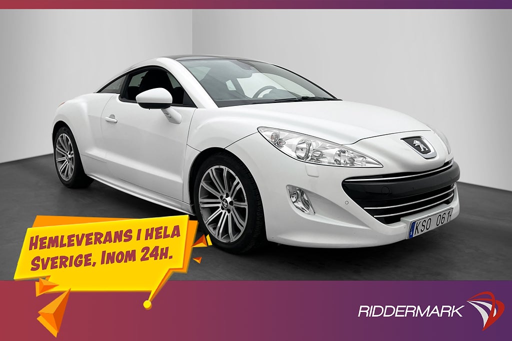 Peugeot RCZ 1.6 THP Sportstolar 2-Zons P-Sensorer Bluetooth